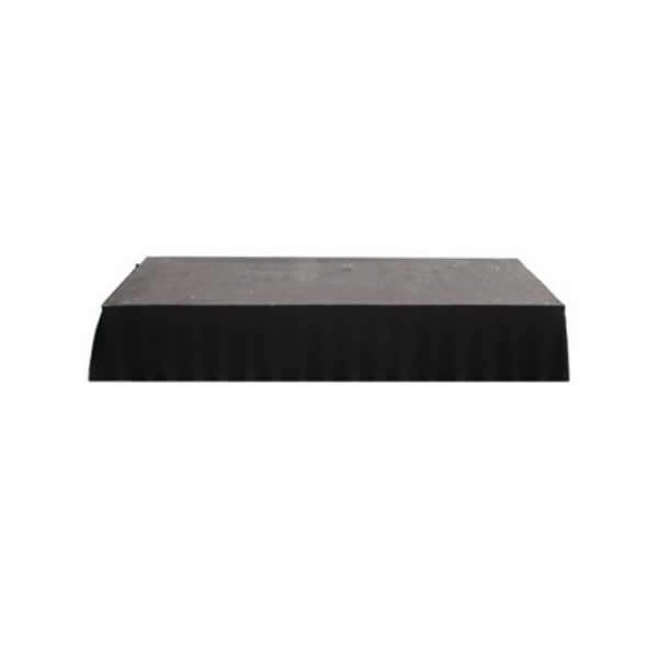 LSH 40cm High Black Flat Stage Skirting